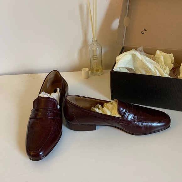 Brown Leather Loafers, Made in Italy - Picture 2 of 10